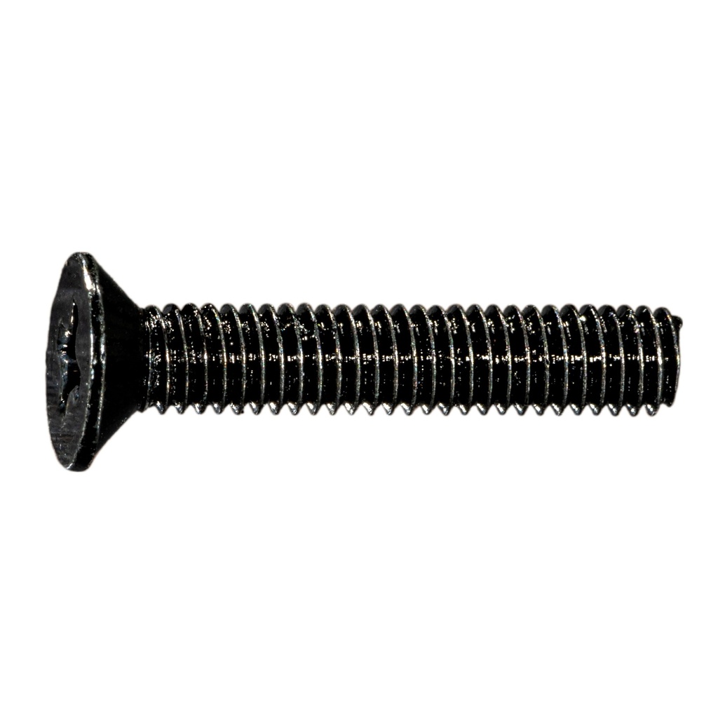 [MF935187] 3mm-.5 x 16mm Ph Flt MS Blk Zn