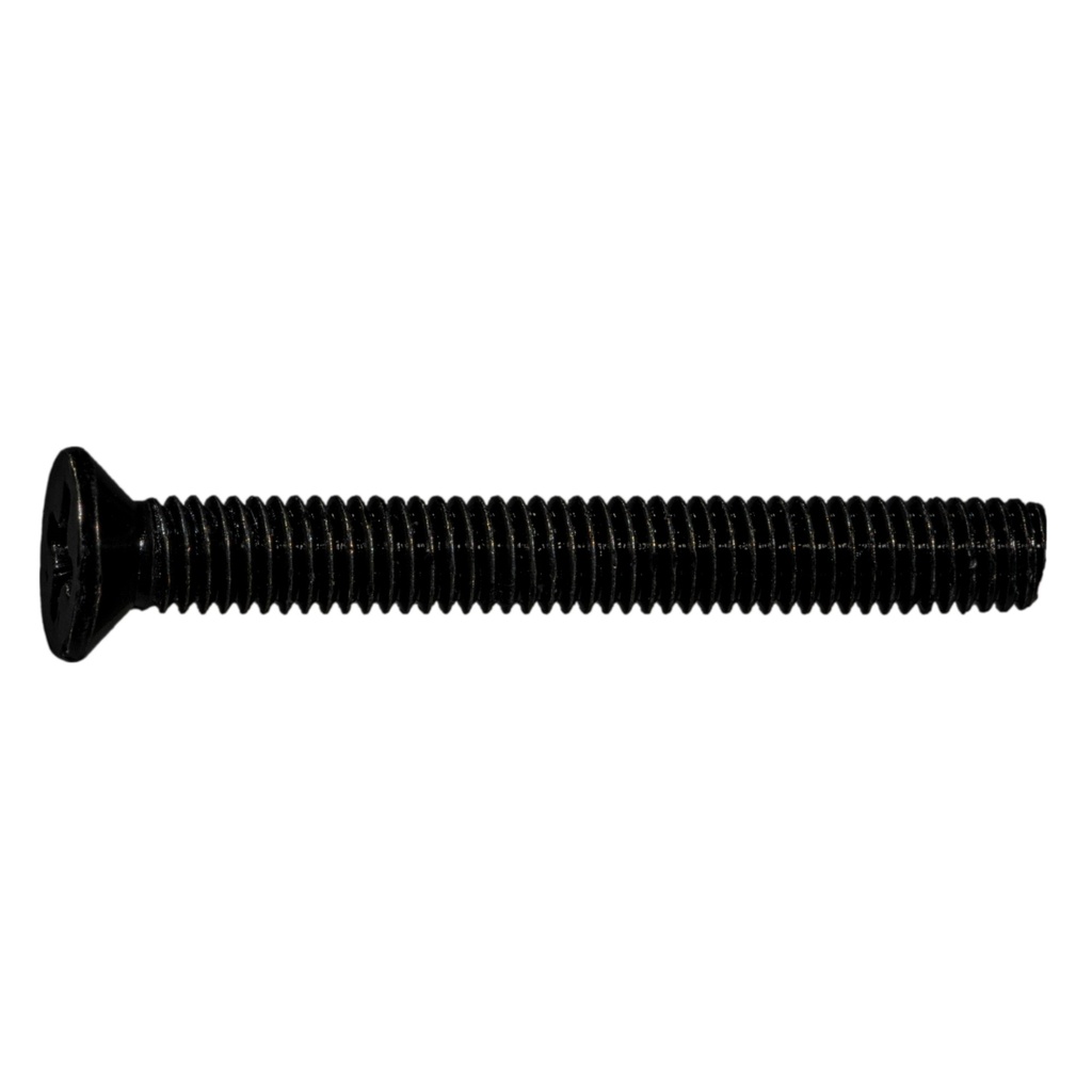 [MF935191] 3mm-.5 x 25mm Ph Flt MS Blk Zn