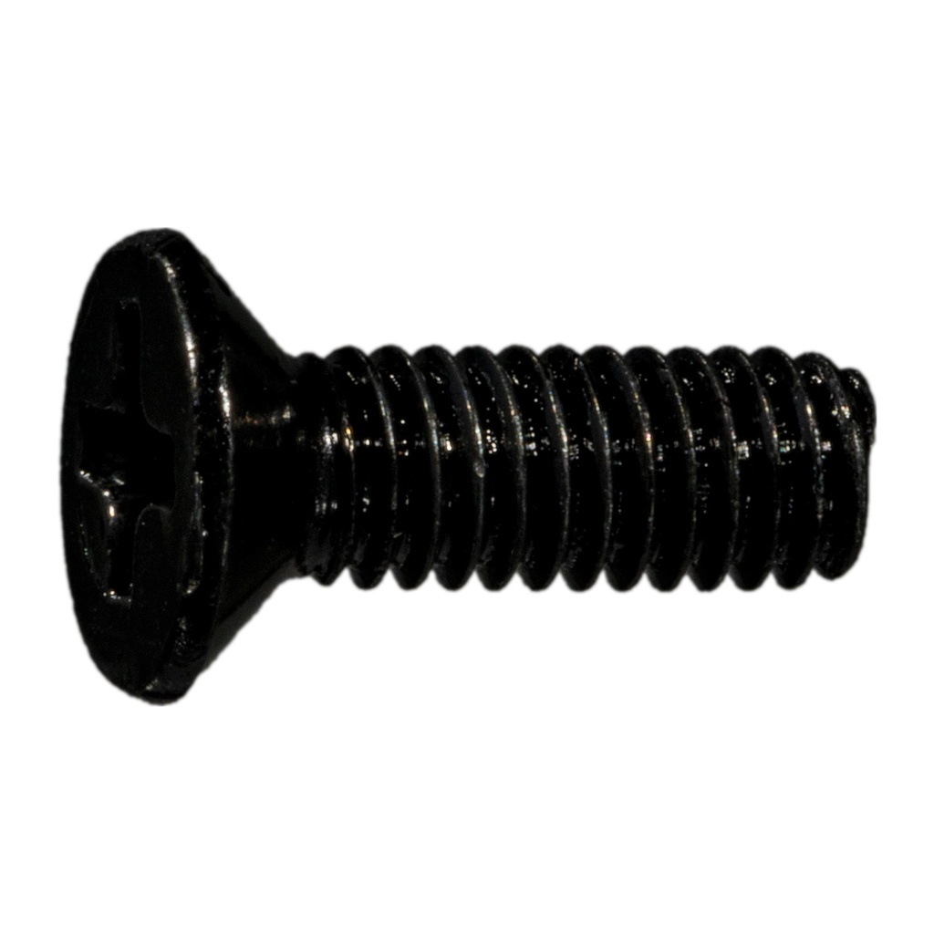 [MF935204] 4mm-.7 x 12mm Ph Flt MS Blk Zn