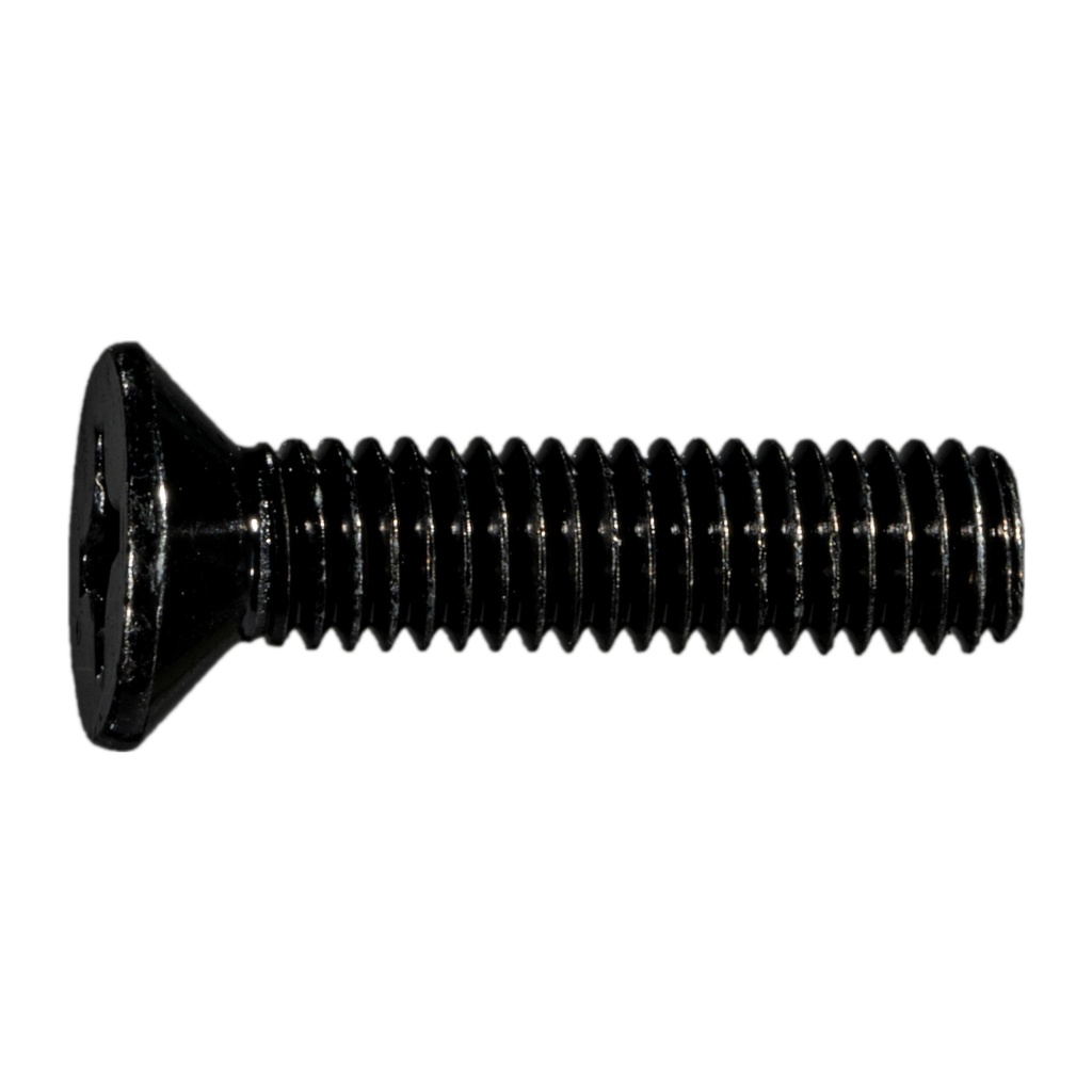 [MF935245] 6mm-1.0 x 25mm Ph Flt MS Blk Zn