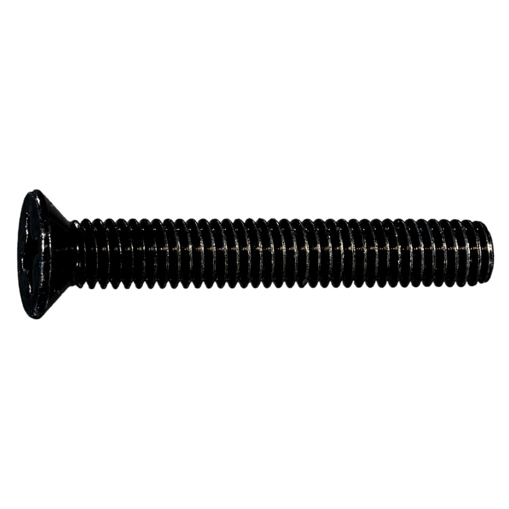 [MF935248] 6mm-1.0 x 40mm Ph Flt MS Blk Zn