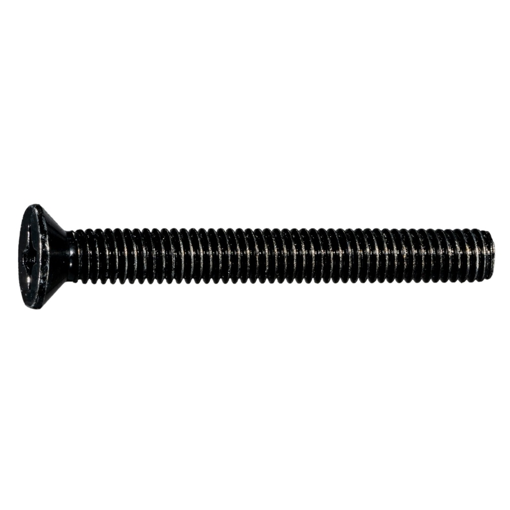 [MF935252] 6mm-1.0 x 50mm Ph Flt MS Blk Zn