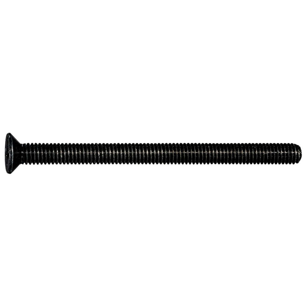 6mm-1.0 x 80mm Ph Flt MS Blk Zn