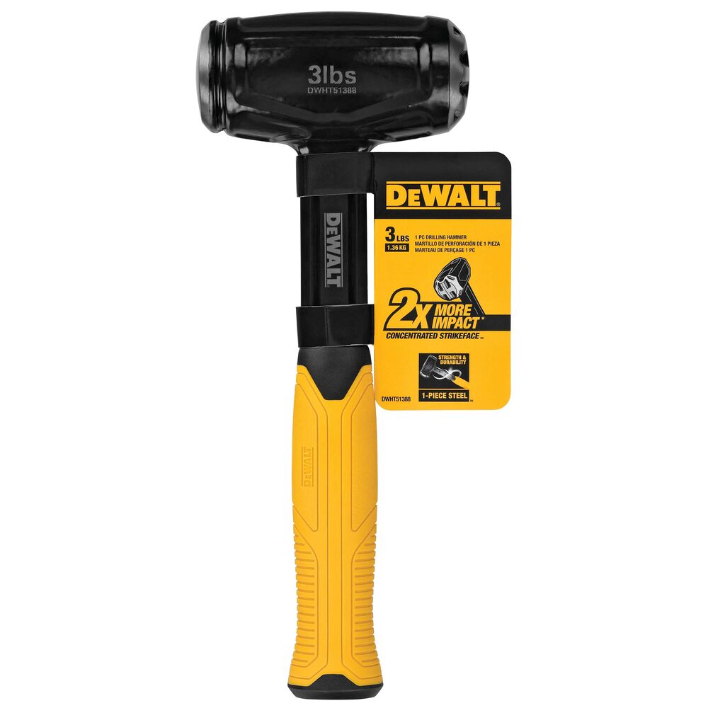 [DWHT51388] 3LB 1PC STEEL DRILLING HAMMER