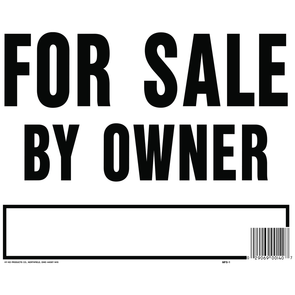 [MFA00140] FOR SALE BY OWNER