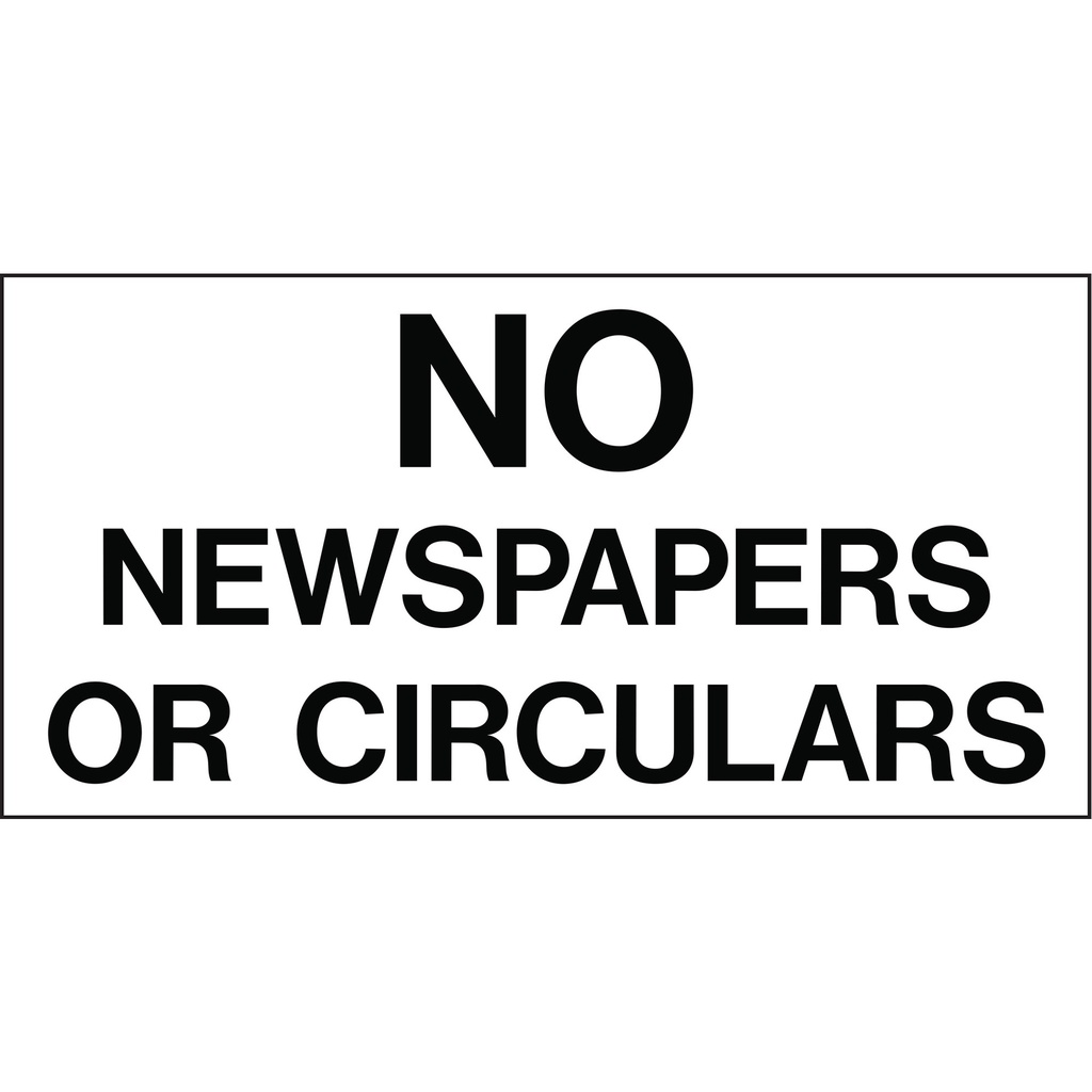 [MFA00185] NO NEWSPAPERS