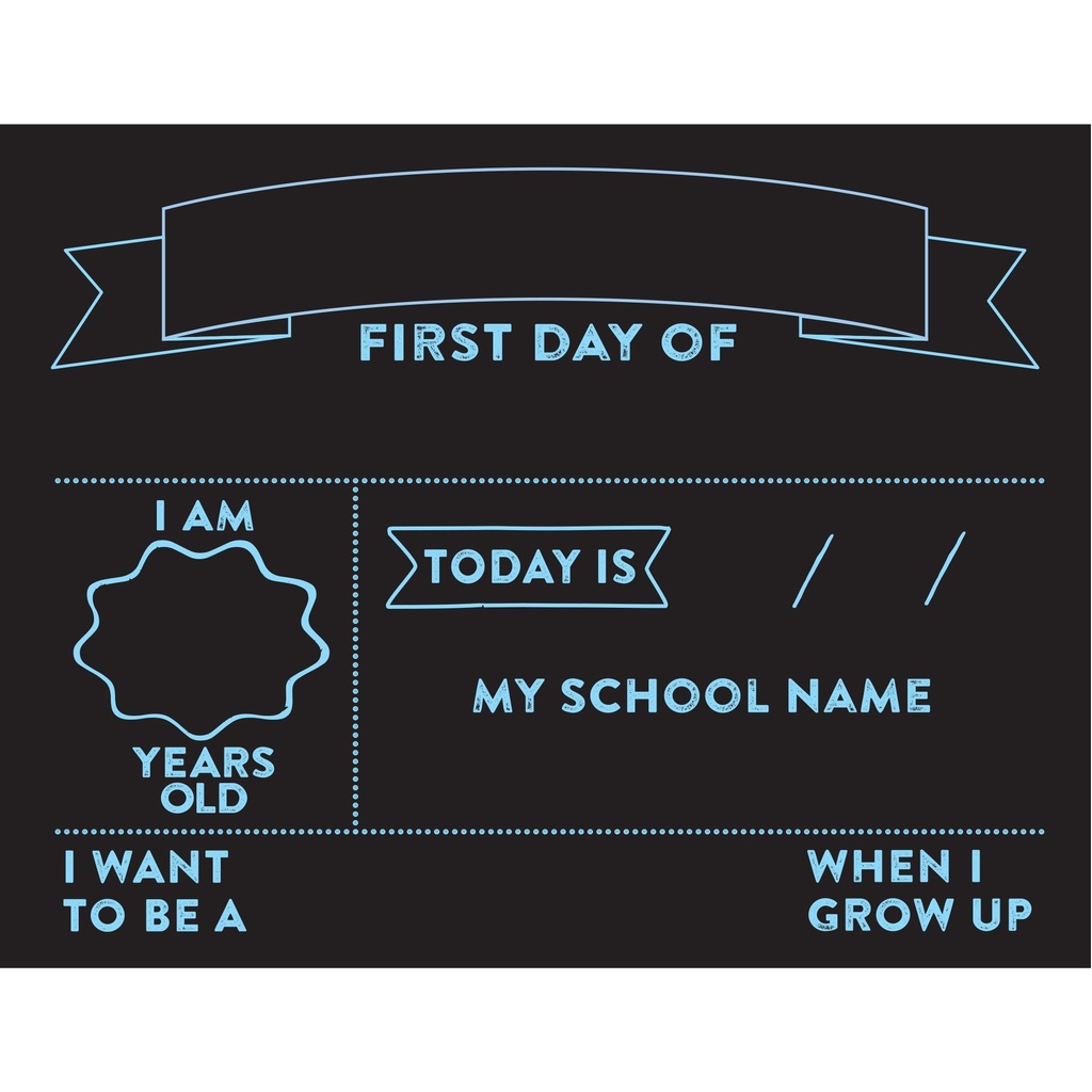[MFA00196] CHALK SIGN FIRST DAY BLU