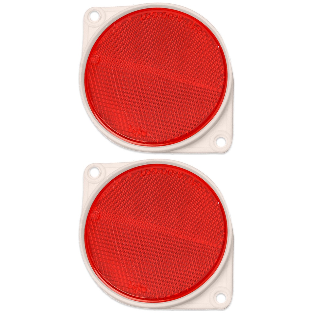 [MFA00203] 3.25IN CARDED RED REFLECTOR