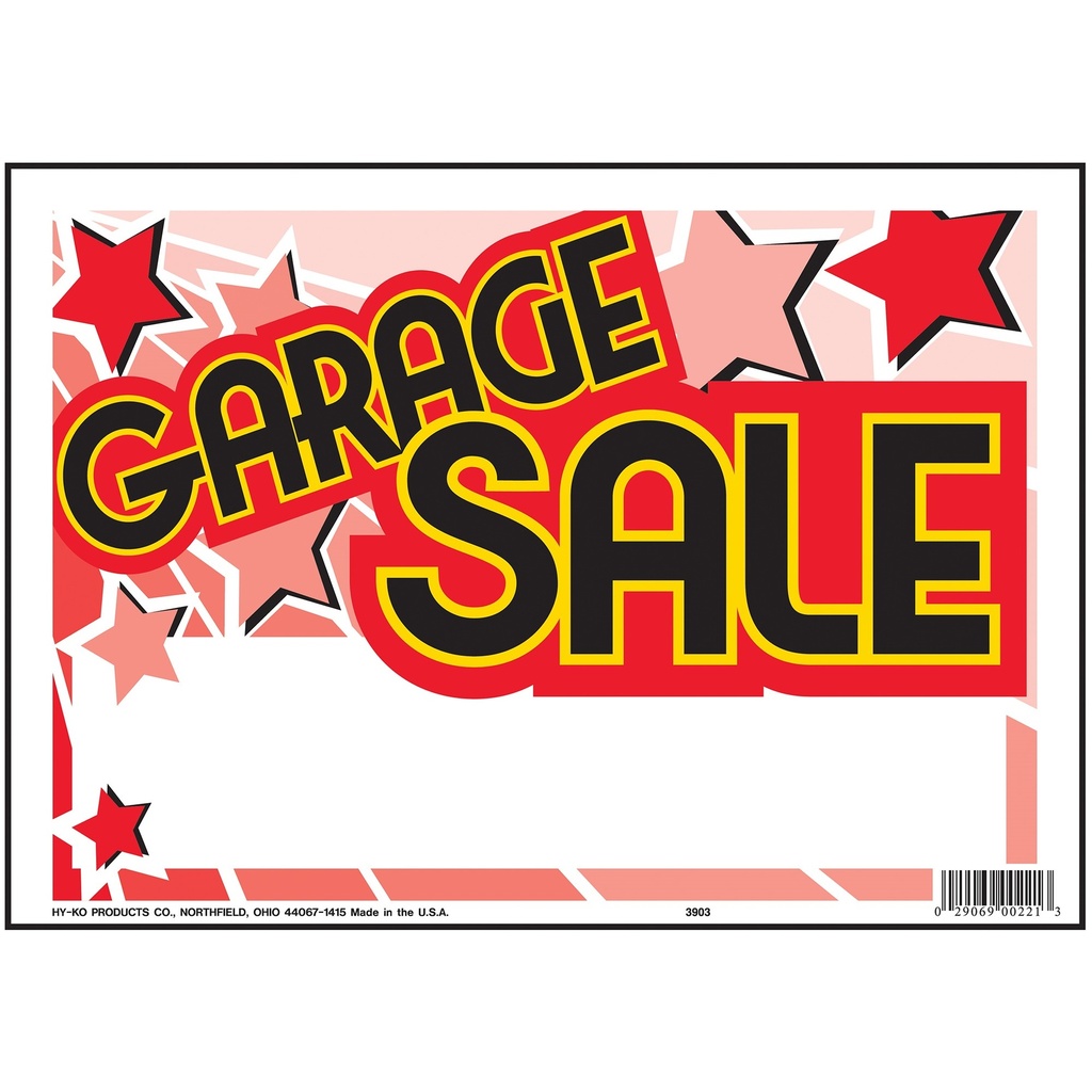 GARAGE SALE W/STARS