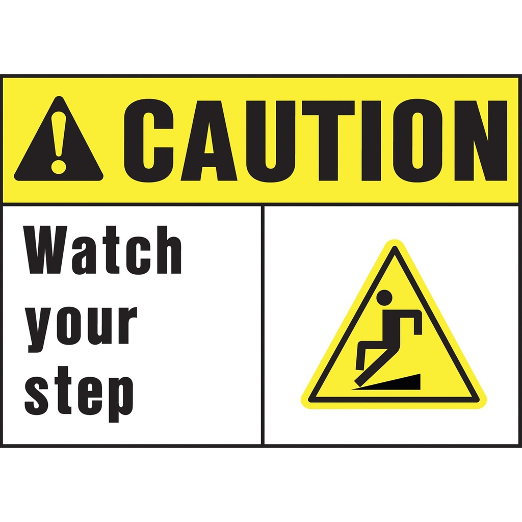 [MFA00424] CAUTION WATCH YOUR STEP