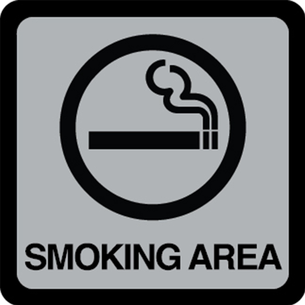 [MFA00491] 4.5X4.5IN SMOKING AREA