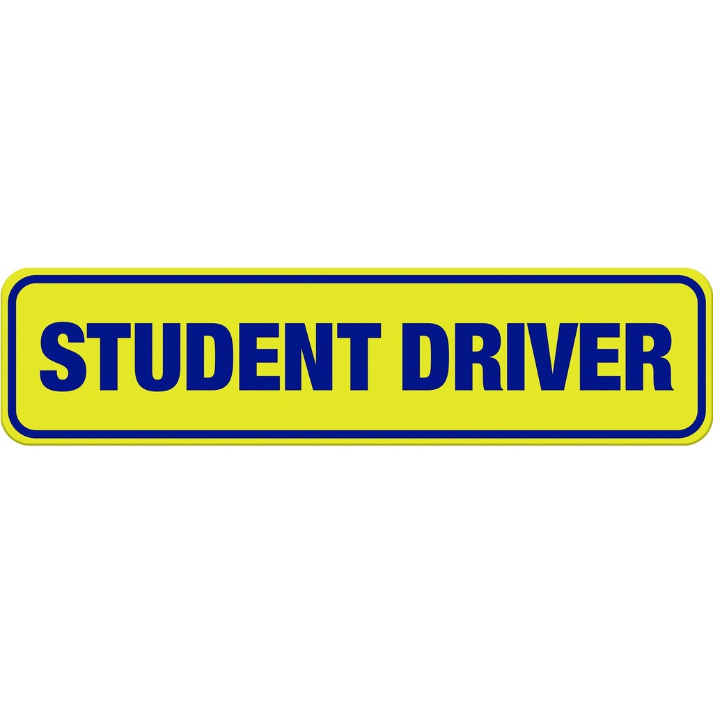 [MFA00570] STUDENT DRIVER MAGNET