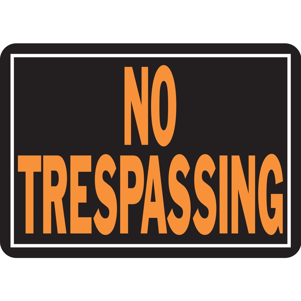 [MFA00804] NO TRESPASSING
