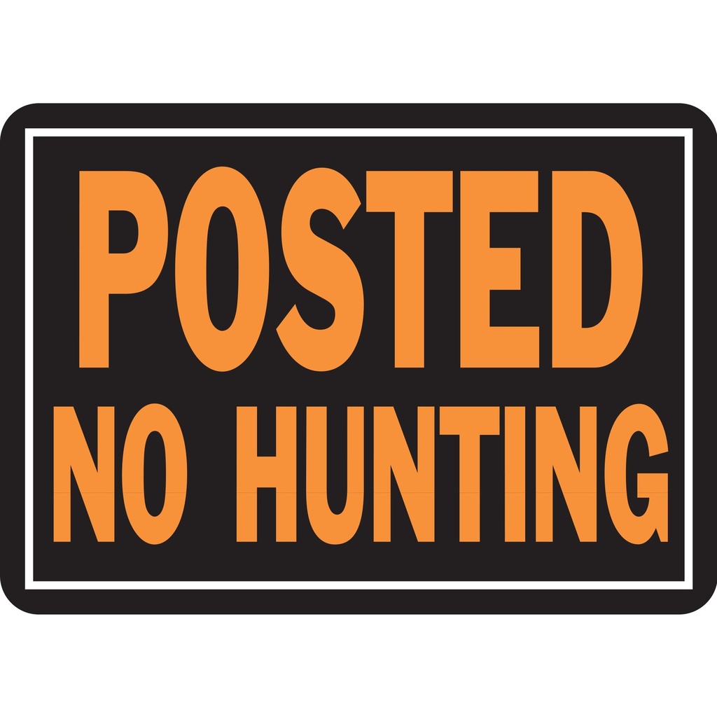 [MFA00812] POSTED NO HUNTING
