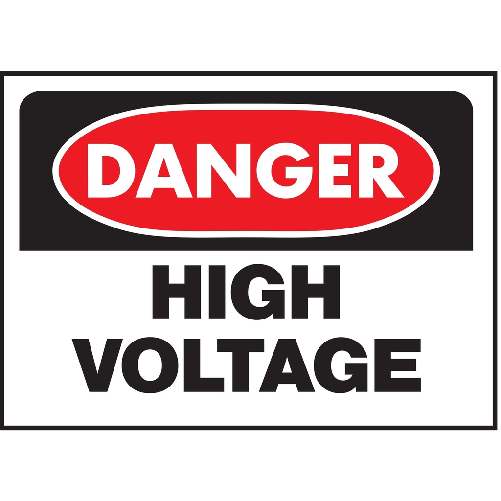 [MFA00819] DANGER HIGH VOLTAGE