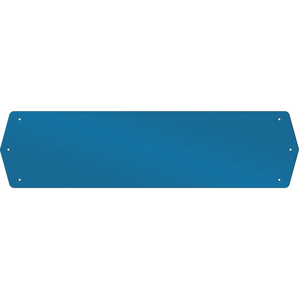 [MFA00912] 911 ADDRESS PLATE-BLUE