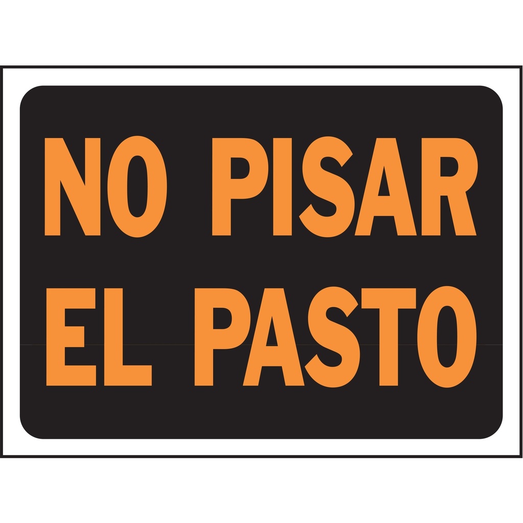 [MFA01113] NO PISAR EL PASTO