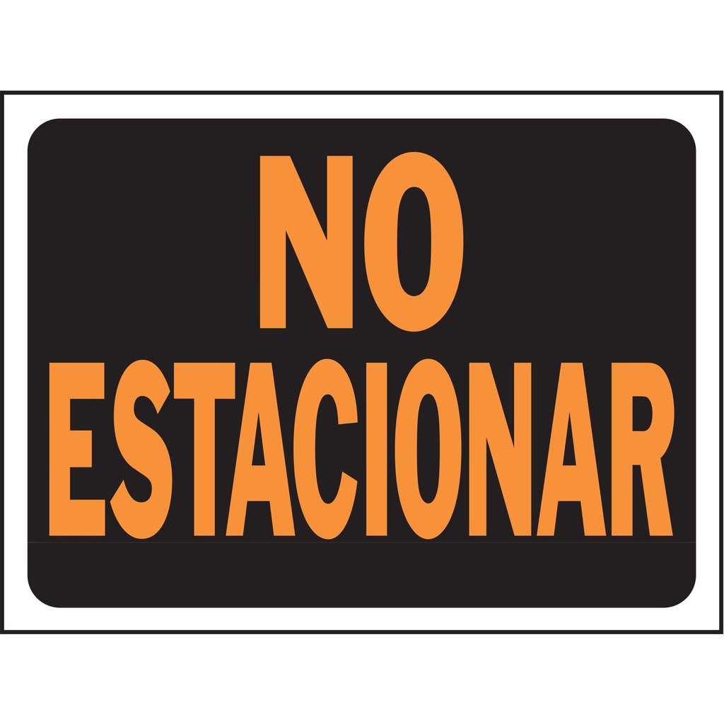 [MFA01116] NO ESTACIONAR
