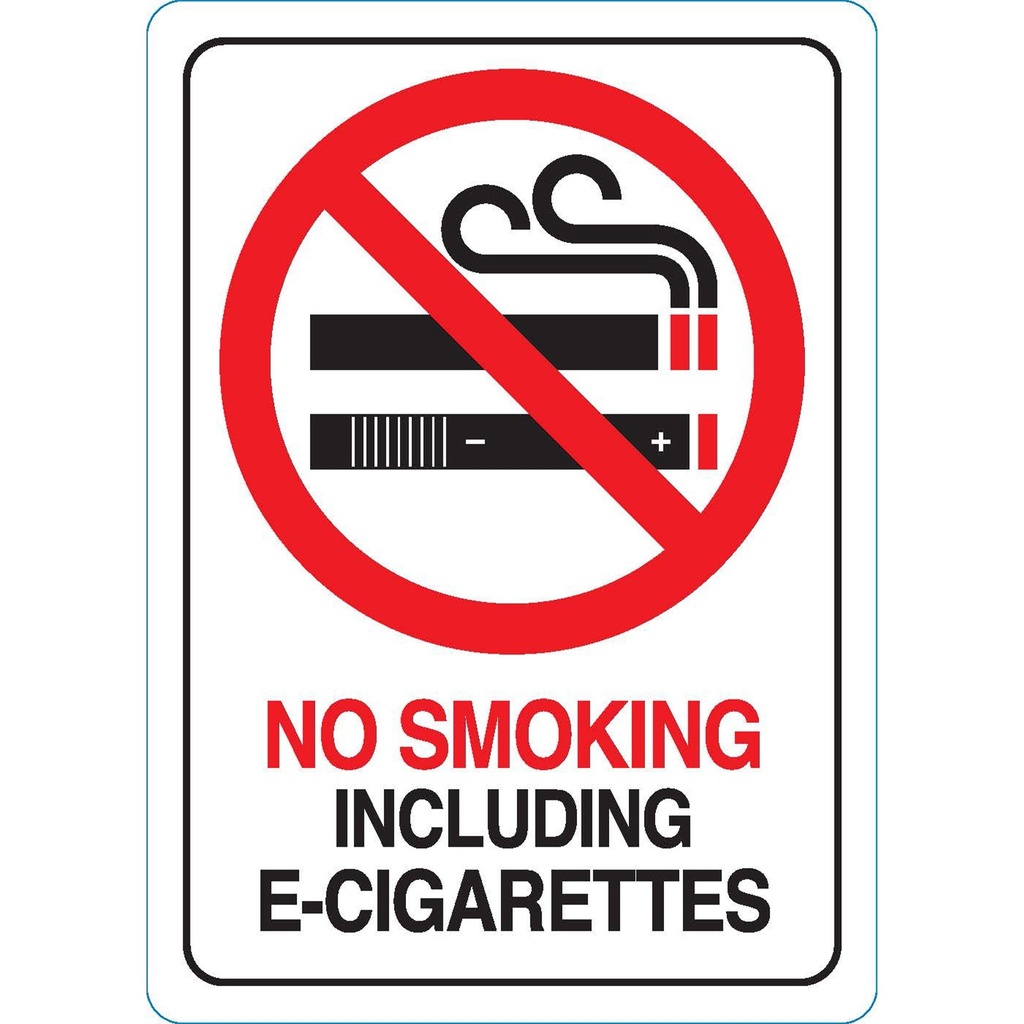 [MFA02019] NO SMOKING INCLUDING E-CIG