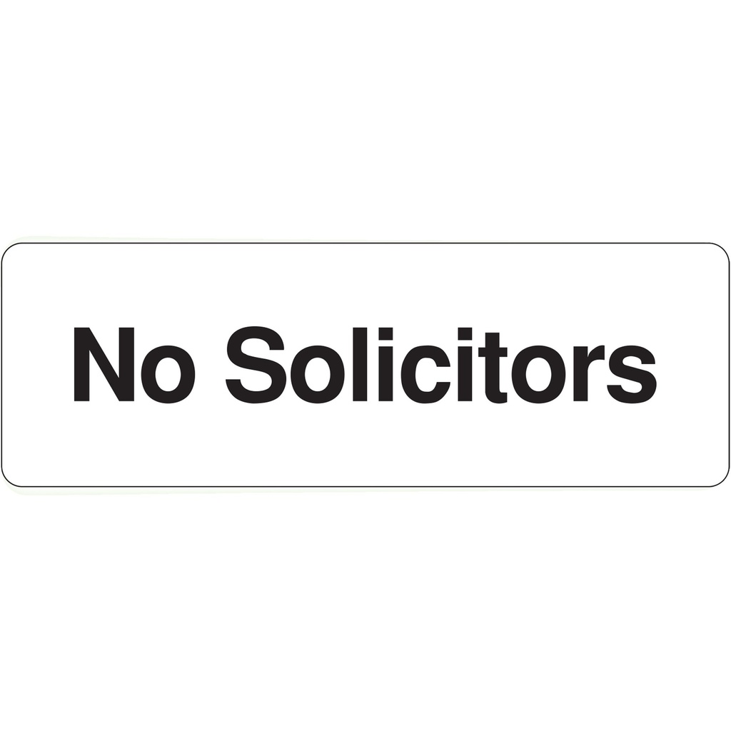 [MFA03020] NO SOLICITORS
