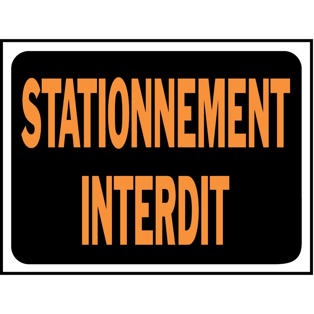STATIONNEMENT INTERDIT