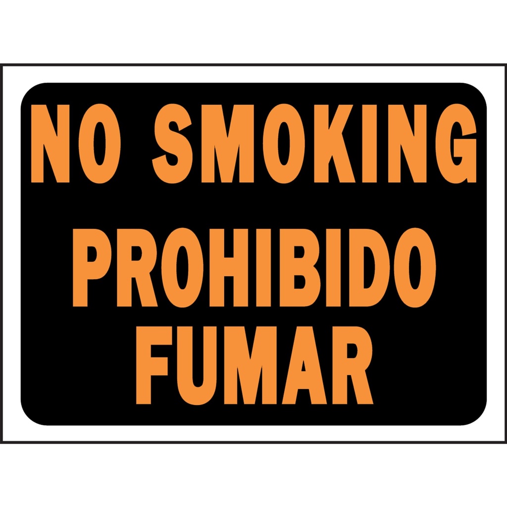 BI-LING NO SMOKING