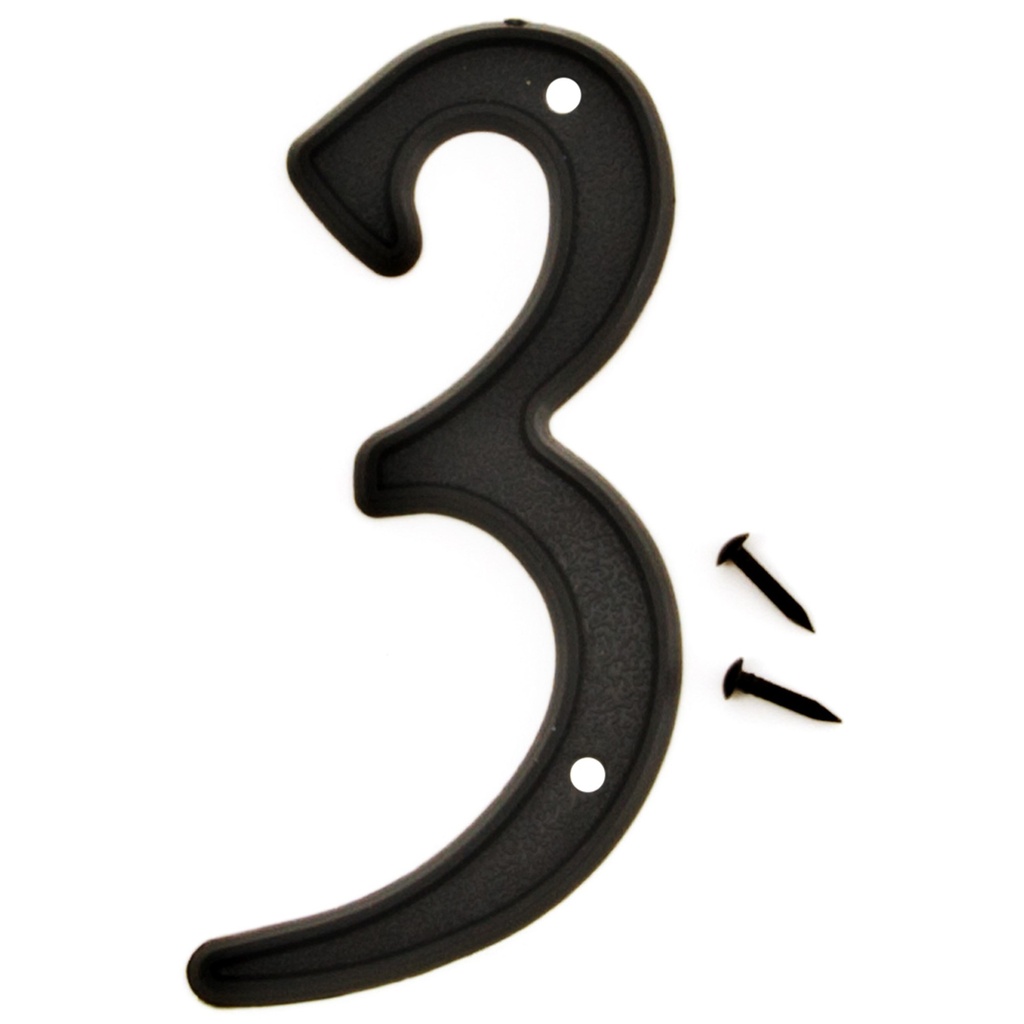4IN BLACK PLASTIC NBR 3