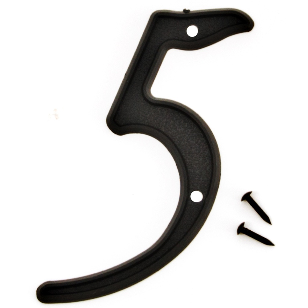 4IN BLACK PLASTIC NBR 5