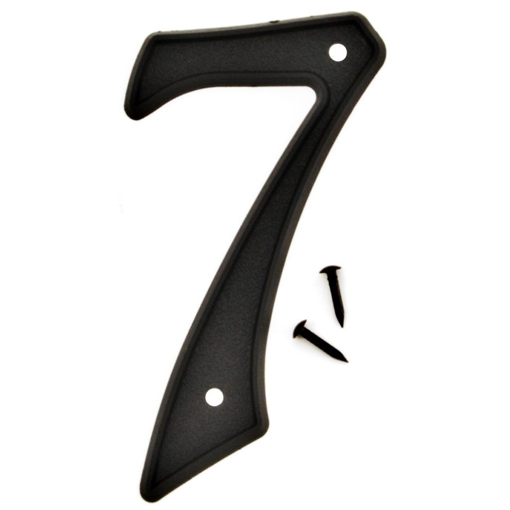 [MFA10297] 4IN BLACK PLASTIC NBR 7