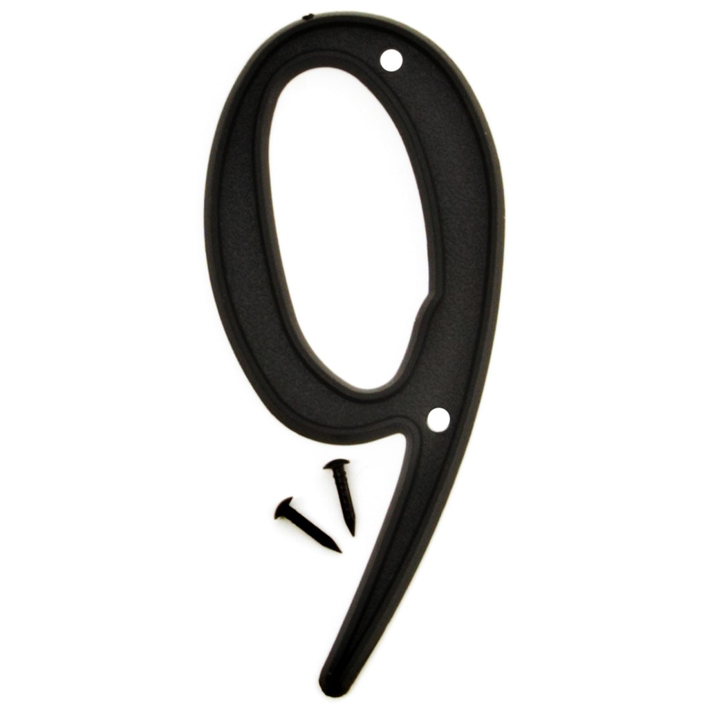 4IN BLACK PLASTIC NBR 9