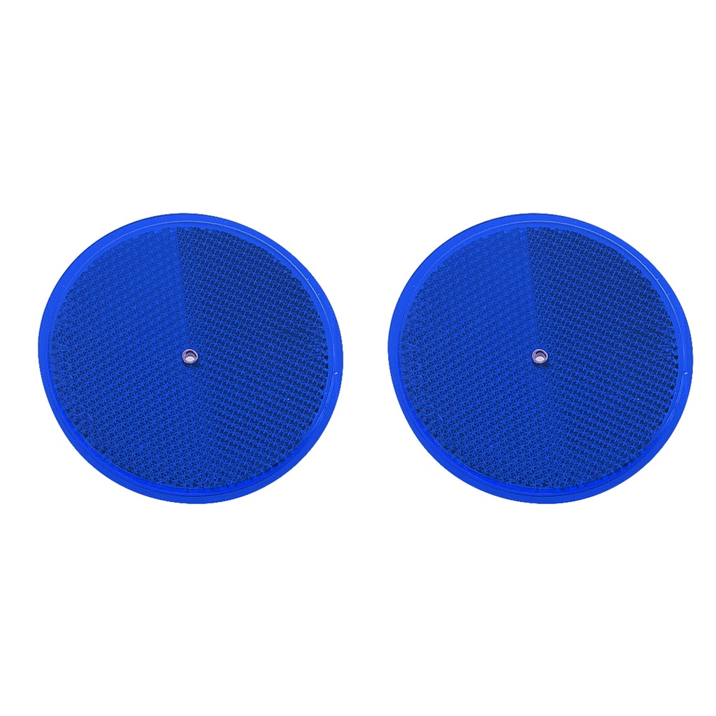 [MFA10632] 3.25IN CARDED BLUE REFLECTOR