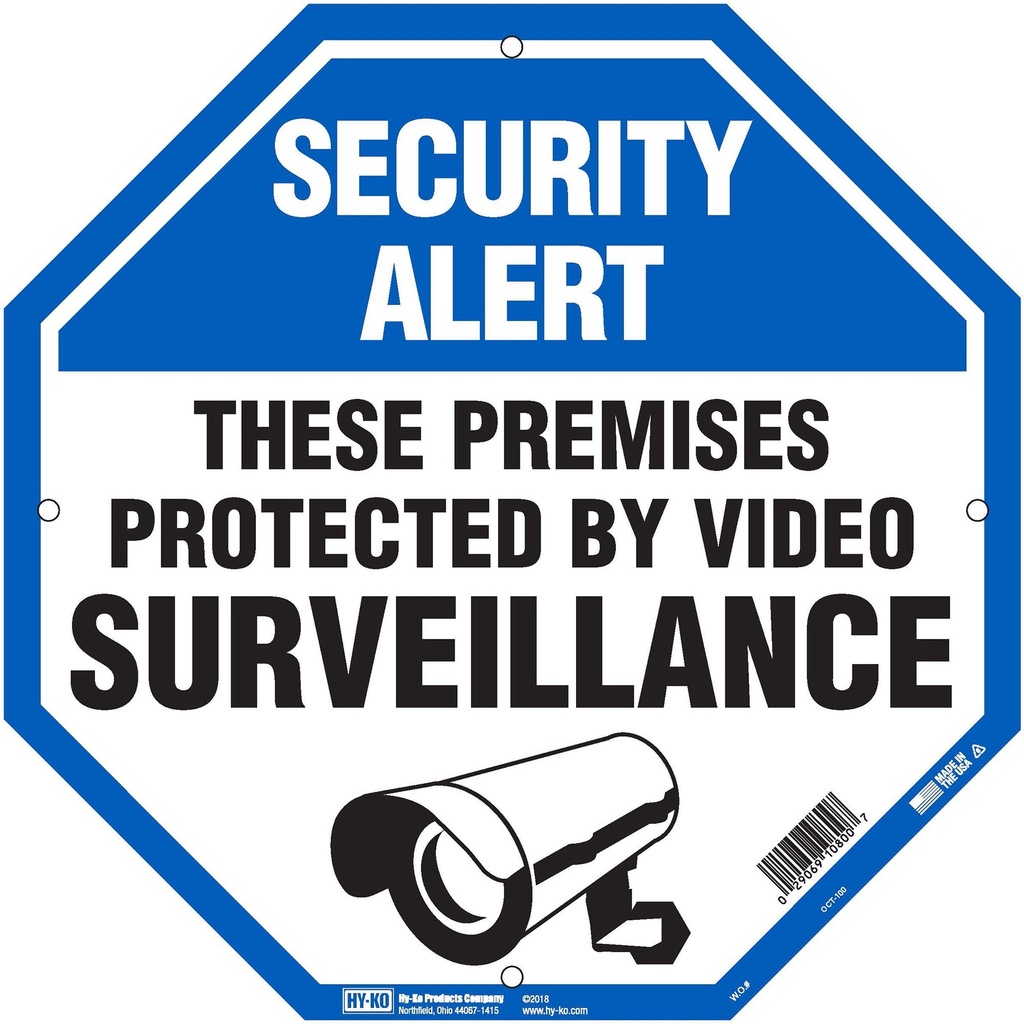 [MFA10800] SECURITY SURVEIL BL OCTG 12X12
