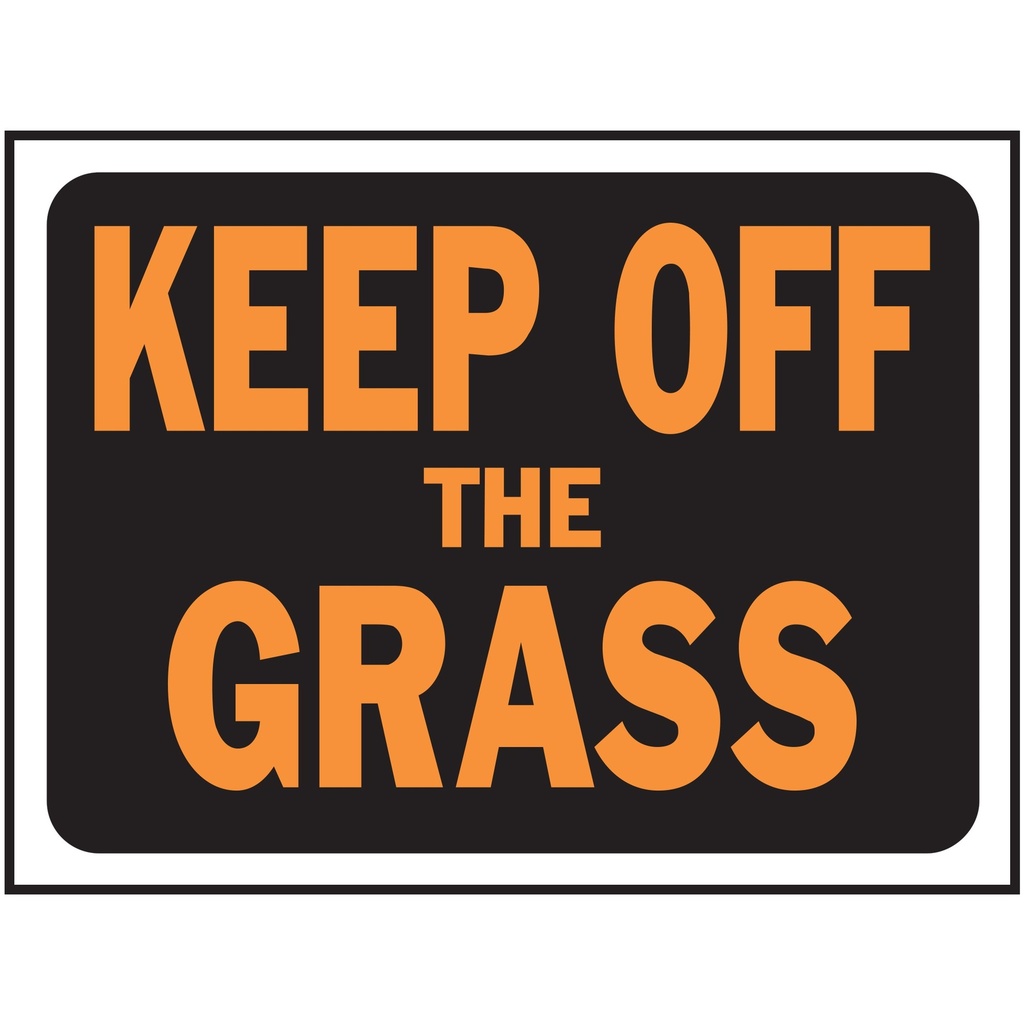 [MFA11025] KEEP OFF THE GRASS