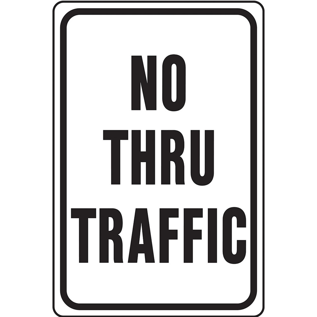 NO THROUGH TRAFFIC