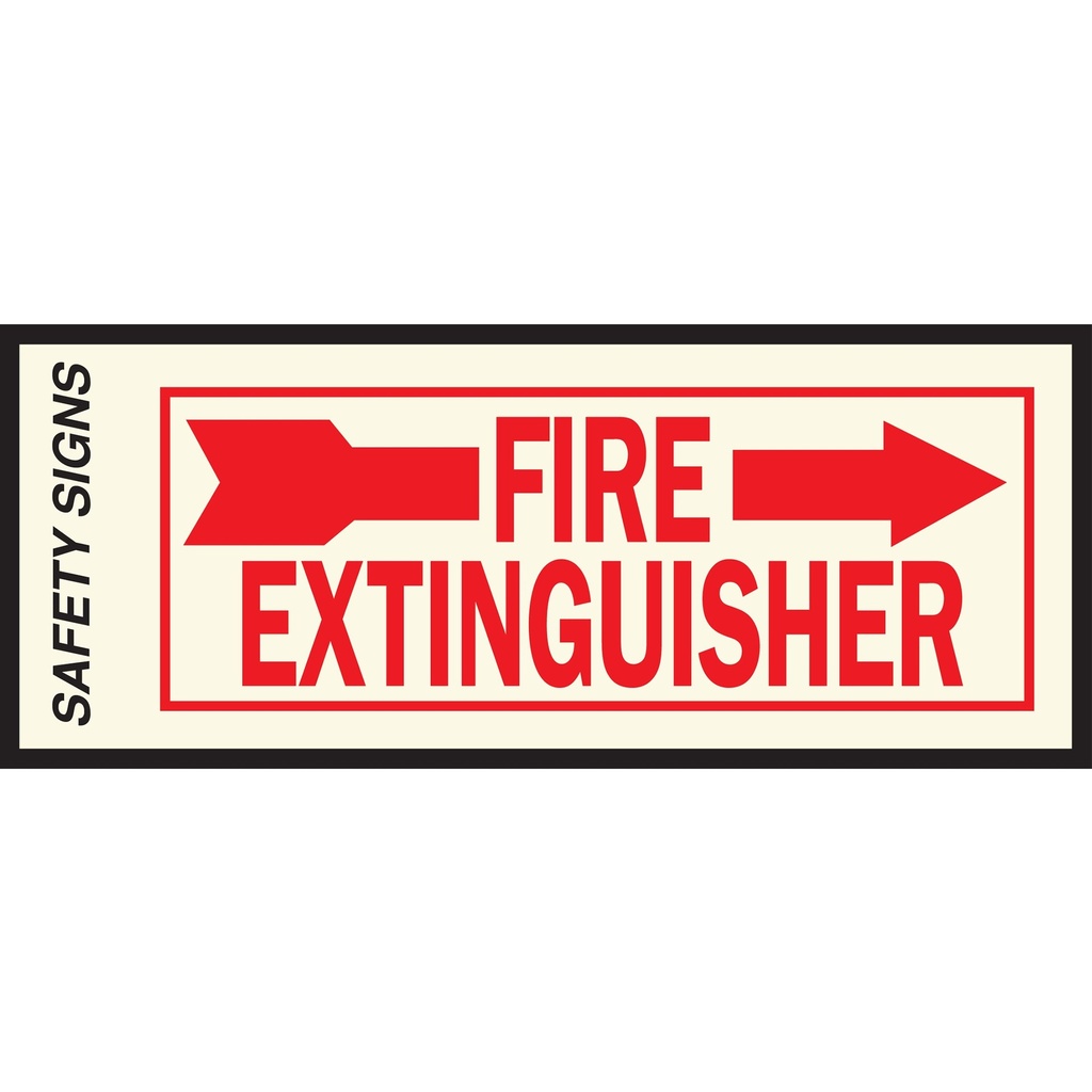 FIRE EXTINGUISHER/ARROW RIGHT