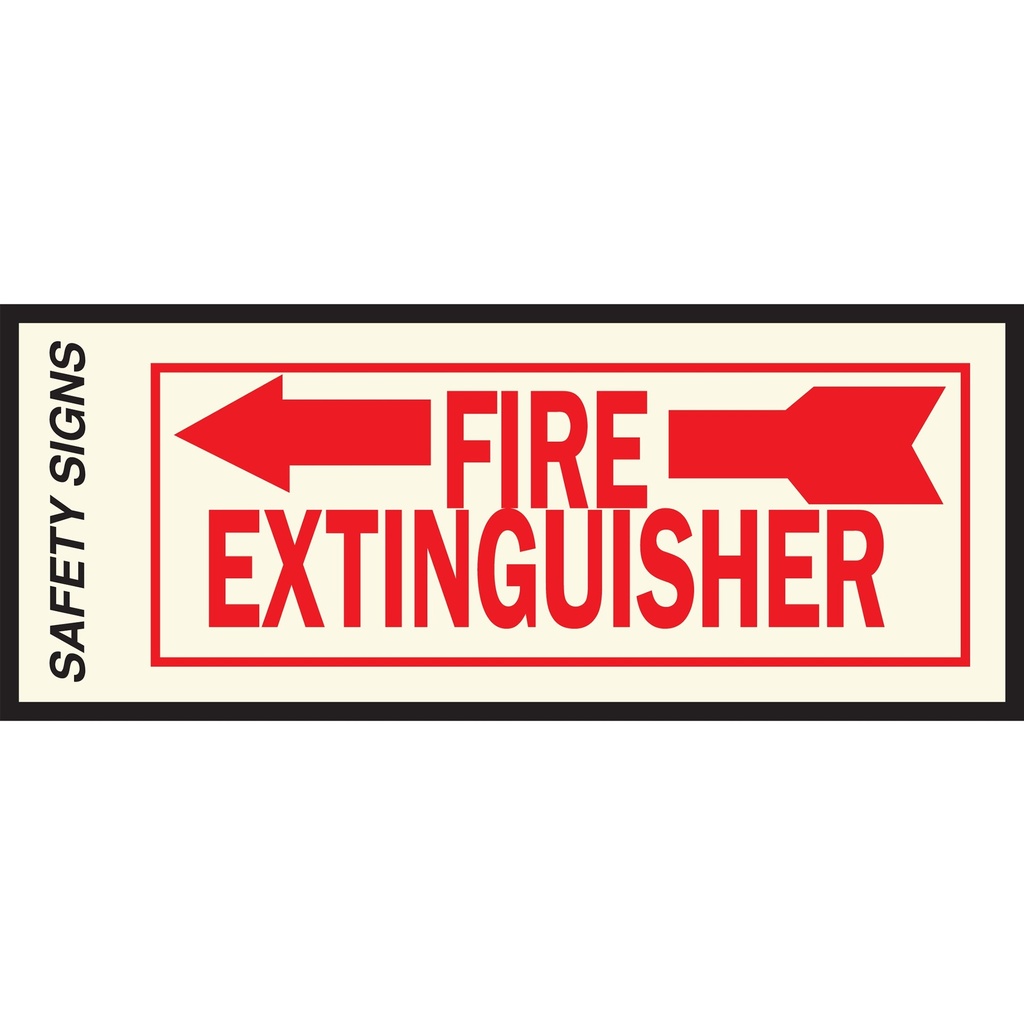 FIRE EXTINGUISHER/ARROW LEFT