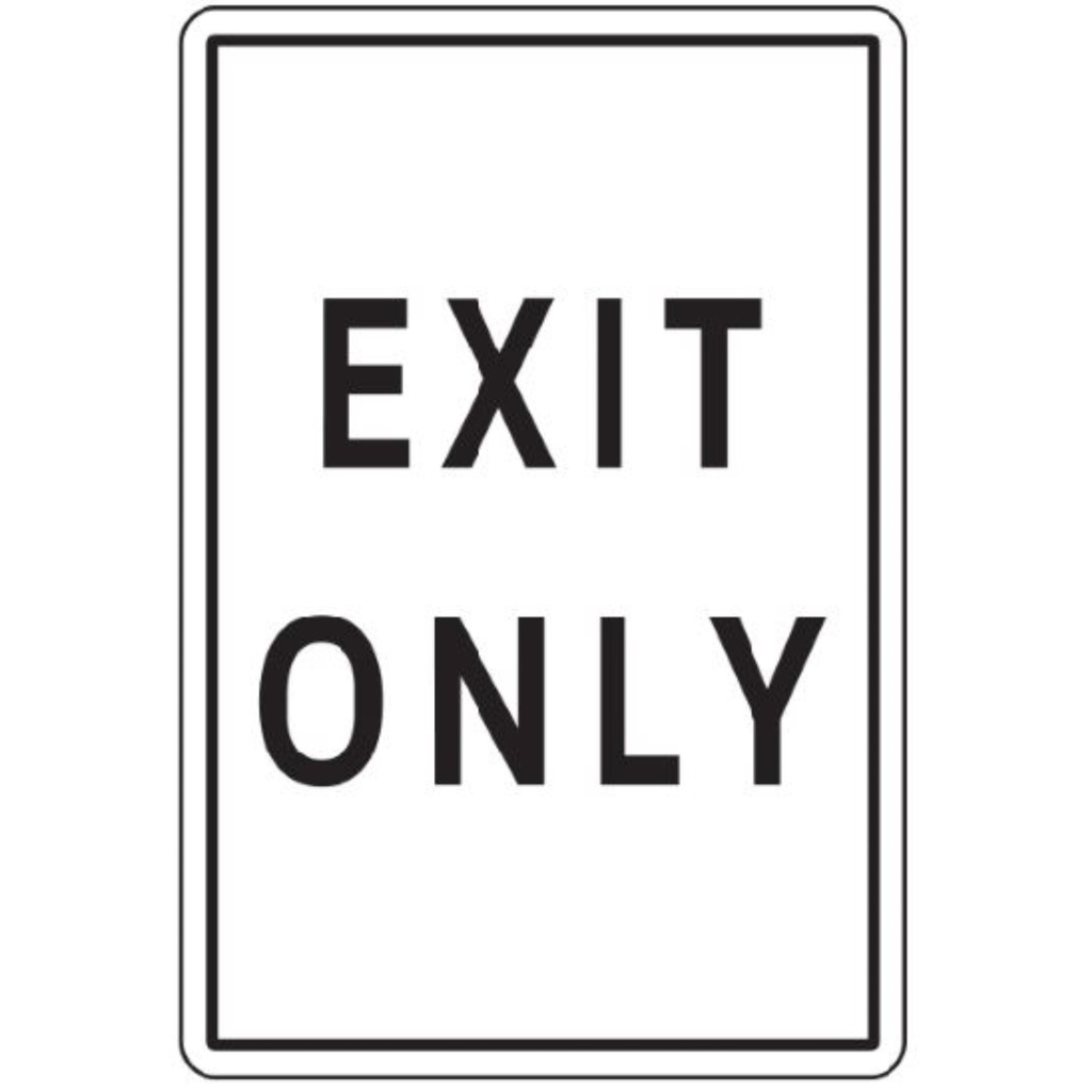 EXIT ONLY