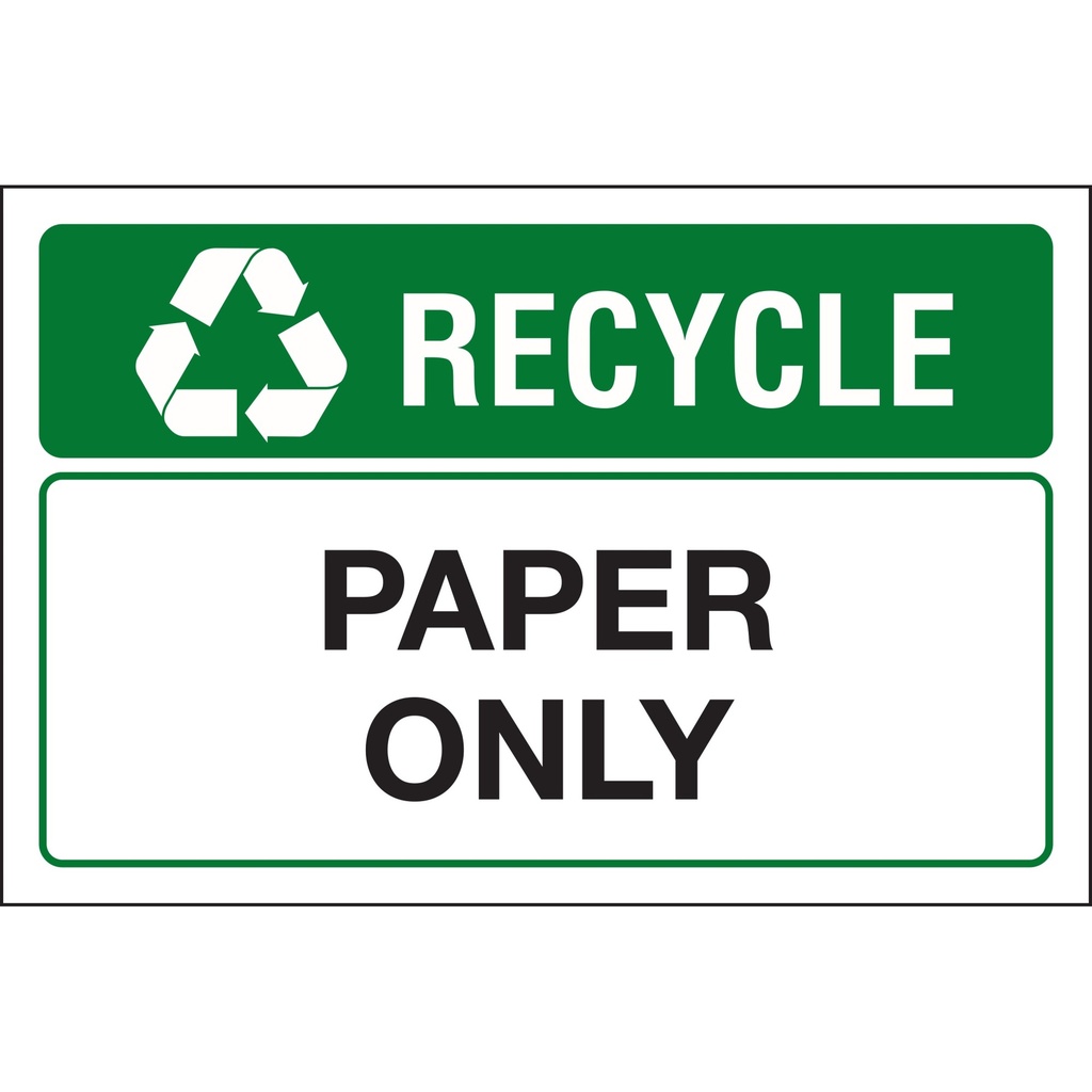 [MFA11168] RECYCLE PAPER ONLY