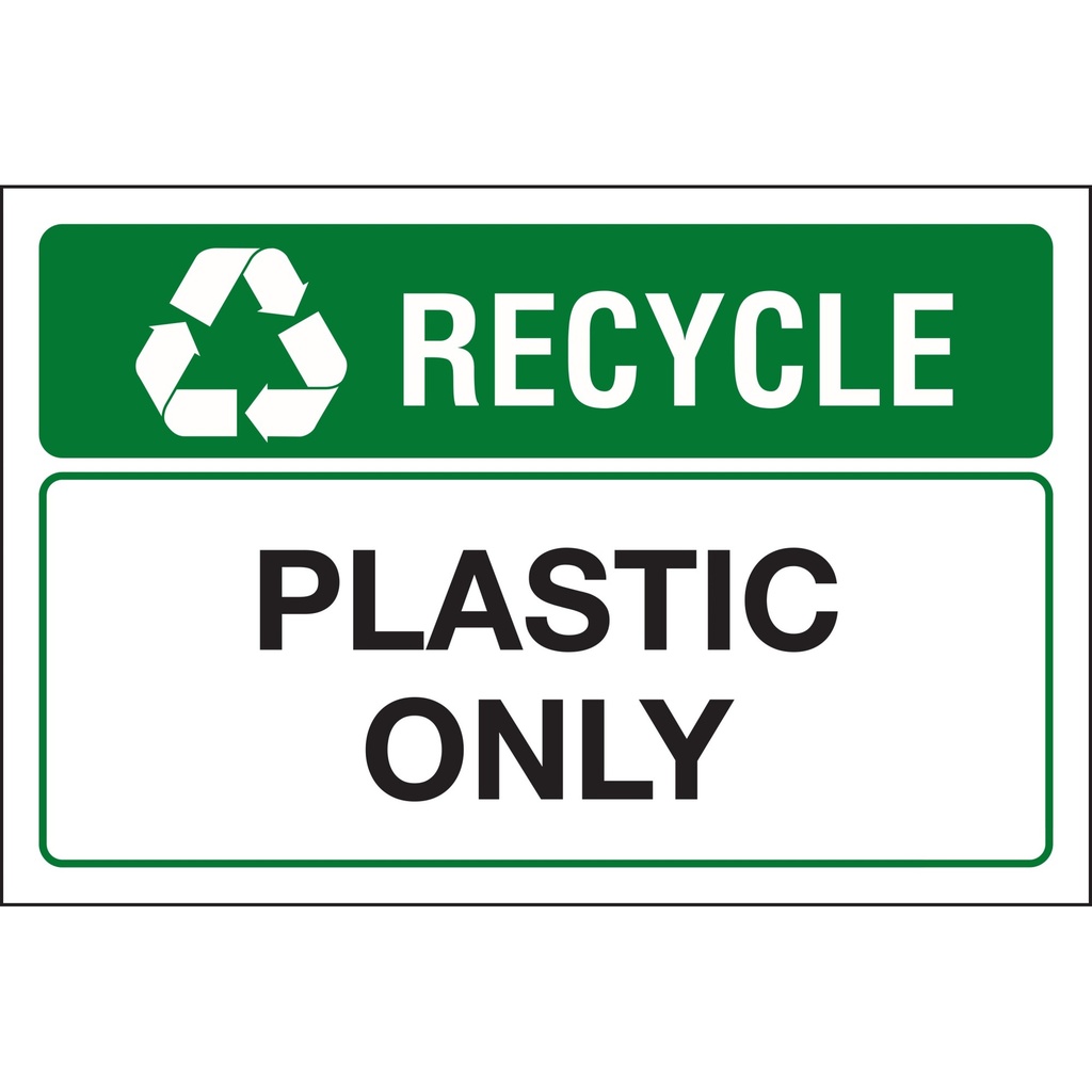 [MFA11169] RECYCLE PLASTIC ONLY