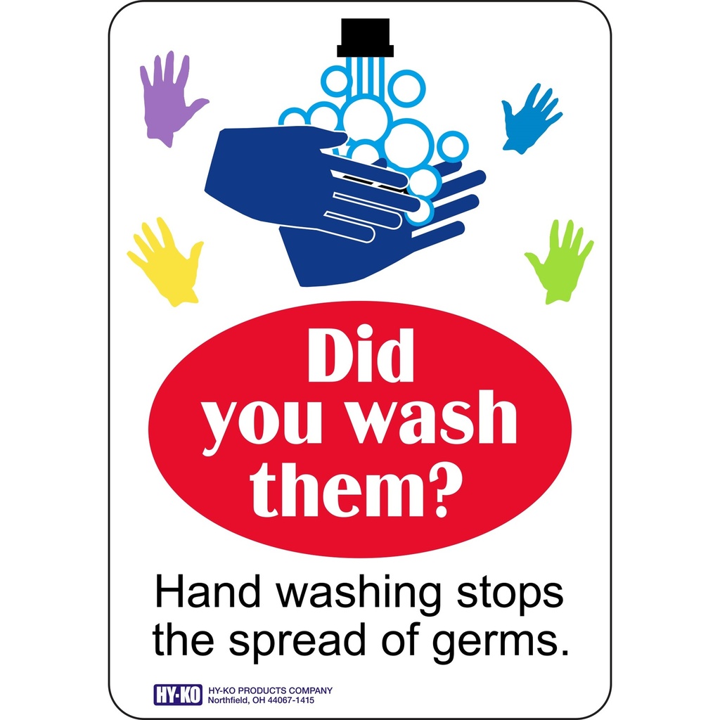 [MFA11200] DID YOU WASH THEM SIGN