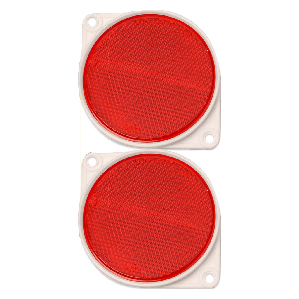 [MFA11330] 3.25IN BRACKETED RED REFLECTOR