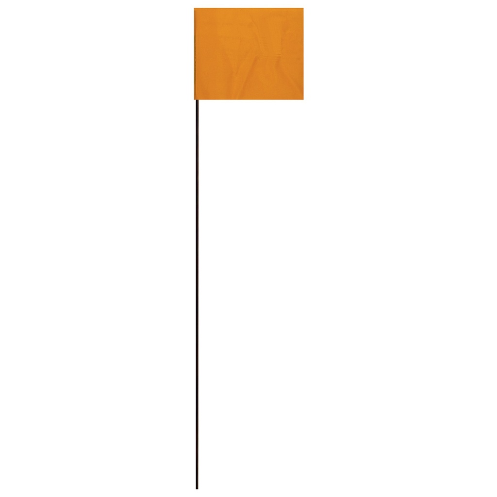 21IN ORANGE STAKE FLAG