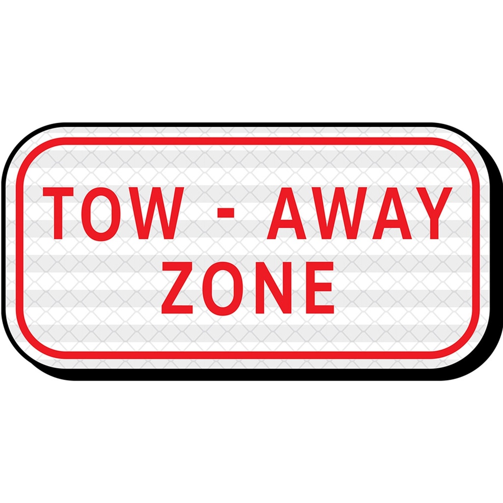 TOW AWAY ZONE-HD REFL