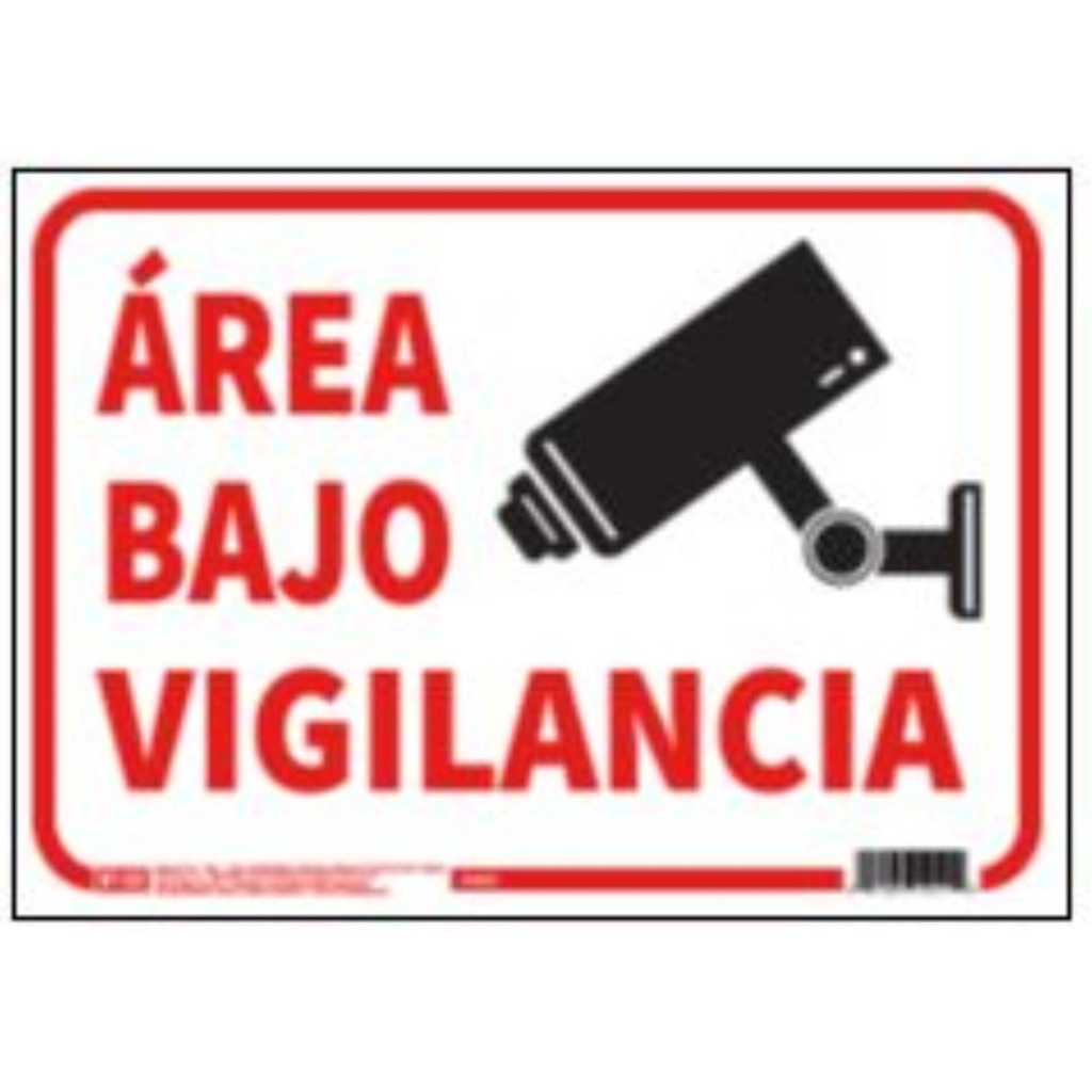 [MFA15015] AREA BAJO VIGILANCIA