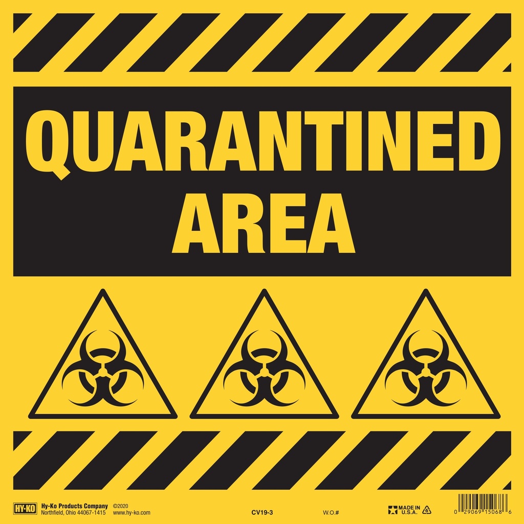 [MFA15068] QUARANTINE AREA