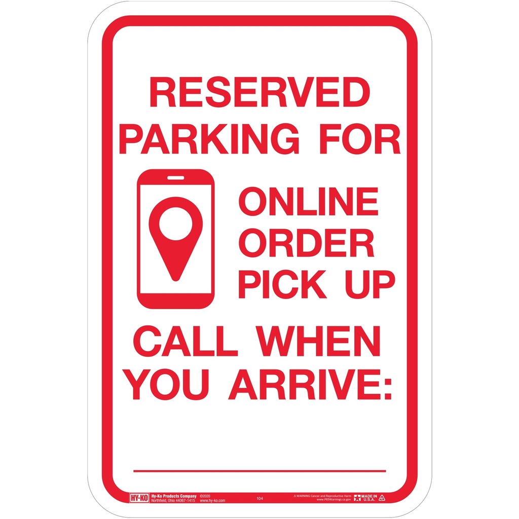 ORDER PICKUP