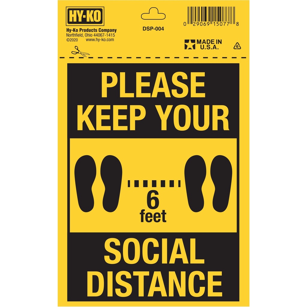SOCIAL DIST 5 X 7