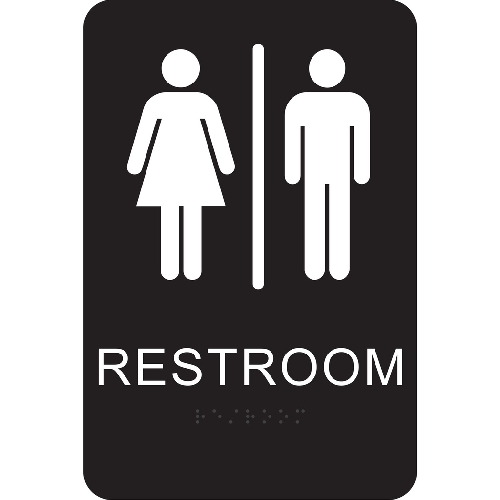 BRAILLE RESTROOMS