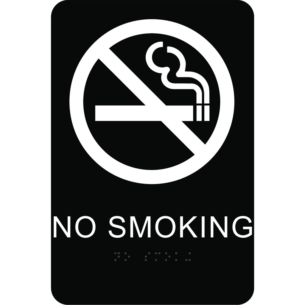 [MFA20011] BRAILLE NO SMOKING