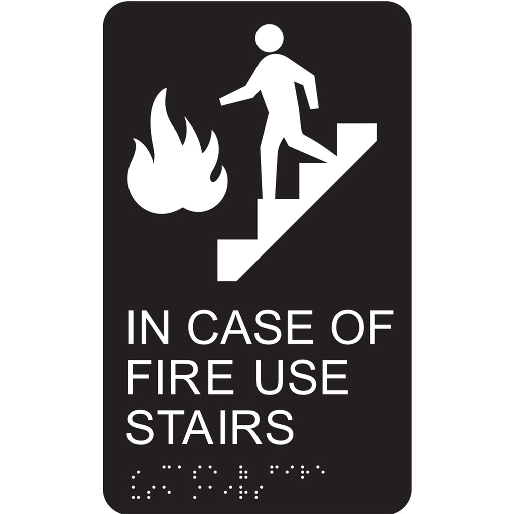 BRAILLE USE STAIRS